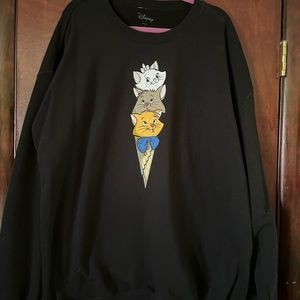 Disney women’s size 3 Aristocats sweatshirt - GREAT!